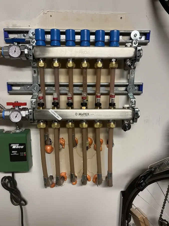 Plumber performing Leak Detection at a residential property in Salisbury